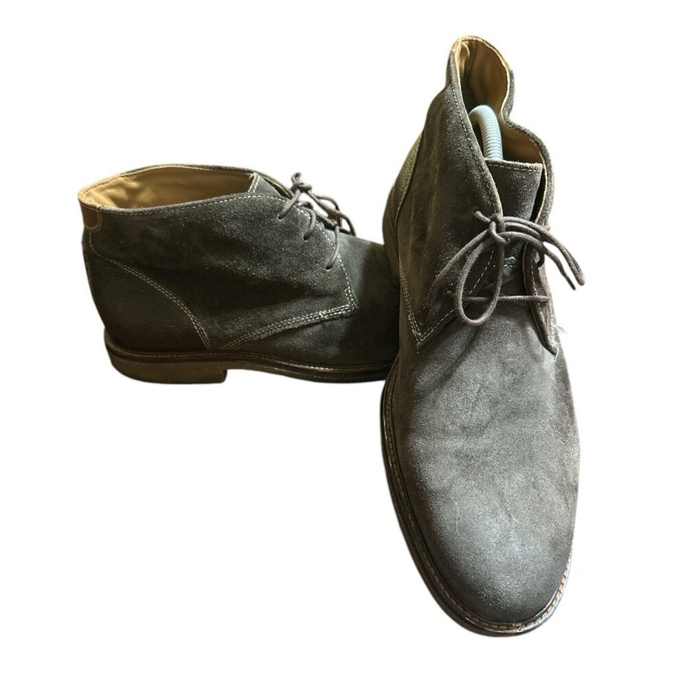 Johnston & Murphy Copeland Chukka Boots Men Size 12 M Brown Suede 25-3019